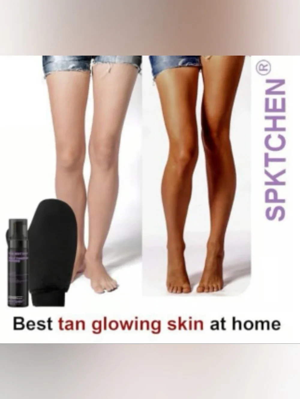 Self Tanning Mousse Kit- Tanning Foam And Reusable Mitt